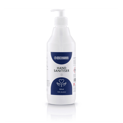 Eschmann Hand Sanitiser 500ml incl. pump (single unit)